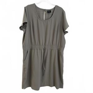 32 Degrees Cool | Women’s Sage Green Active Casual Short Sleeve Dress Size XXL